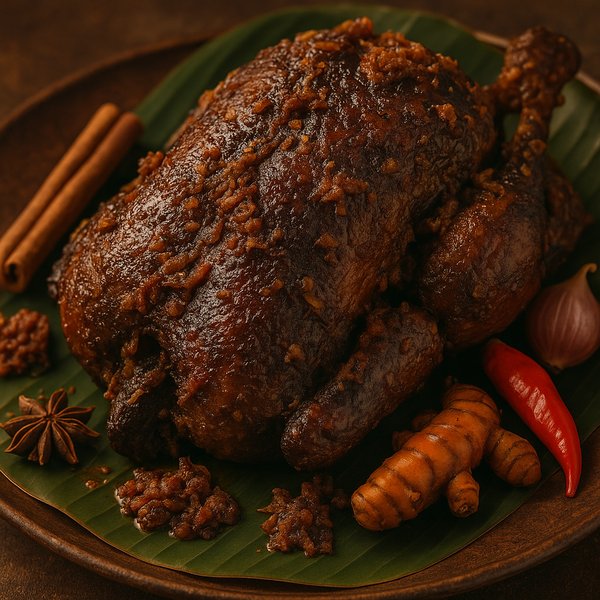 Bebek Betutu — Balinese Spiced Roast Duck