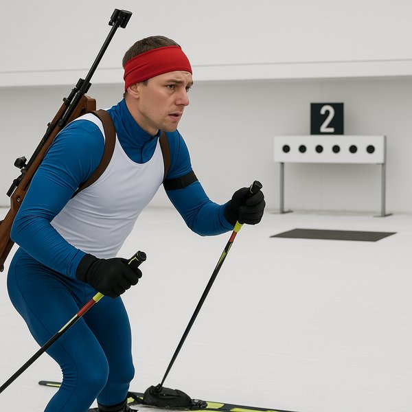 Biathlon Transition at the Shooting Range