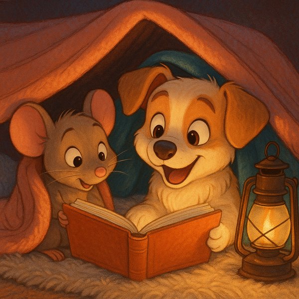 Blanket Fort Bedtime: Mouse & Puppy Storytime