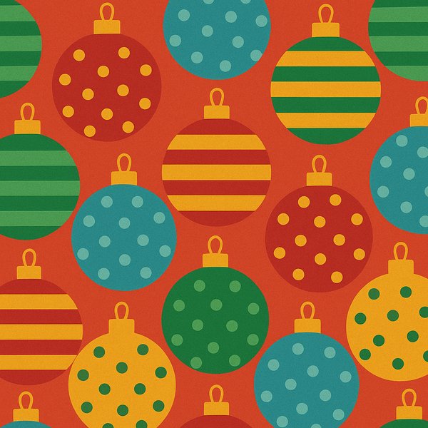 Bold Ornament Pattern — Stripes & Dots