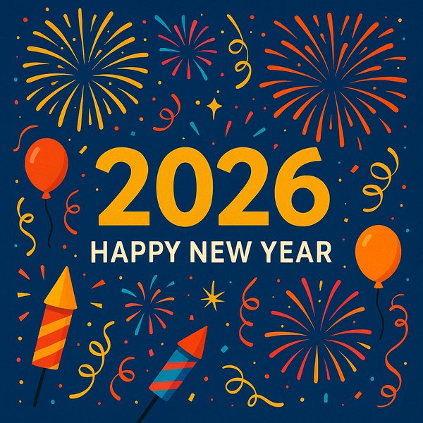 Bright 2026 New Year Celebration