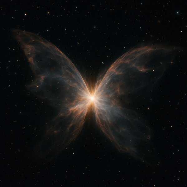 Butterfly Nebula — Translucent Wings of a Dying Star