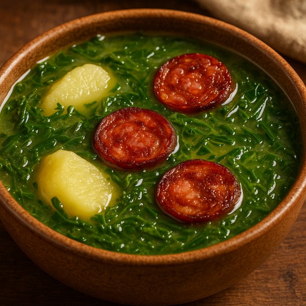 Caldo Verde: Traditional Portuguese Kale and Chouriço Soup