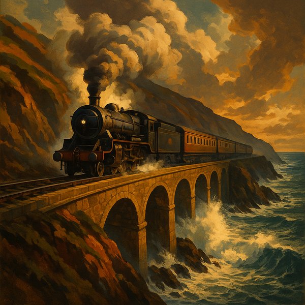 Coastal Express at Dusk