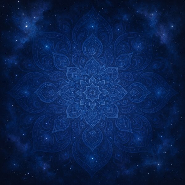 Cosmic Mandala — Midnight Bloom