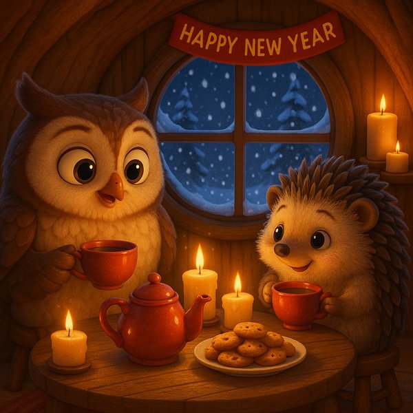 Cozy New Year Tea Party