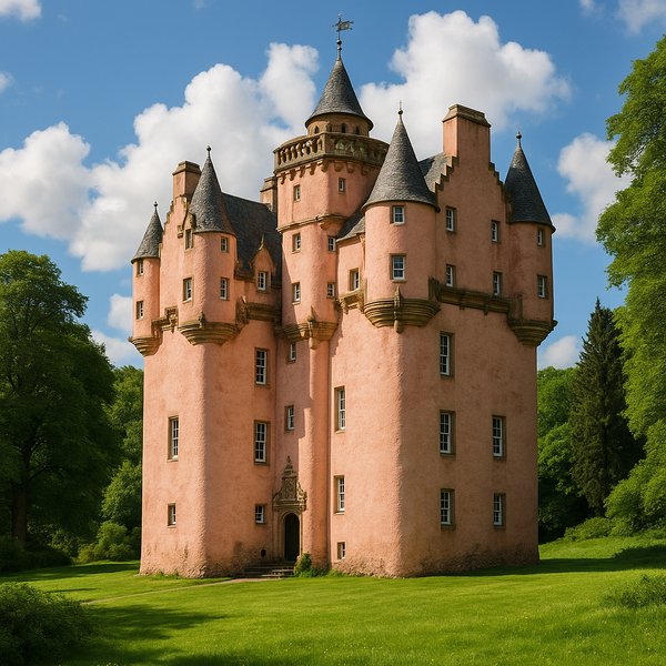Craigievar Castle — Pink Fairytale Tower