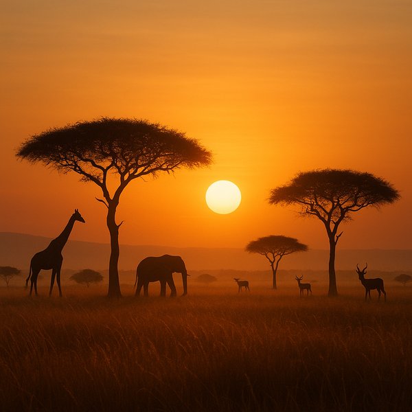 Dawn on the Maasai Mara