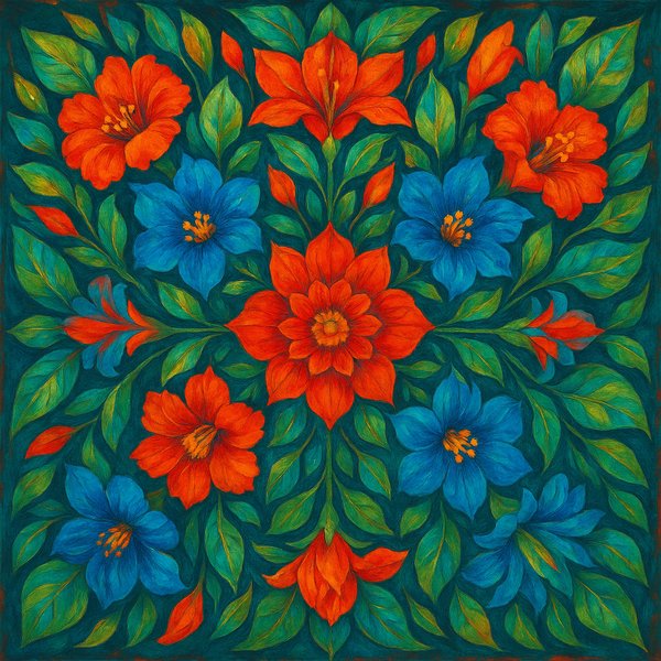 Emerald Bloom Mandala