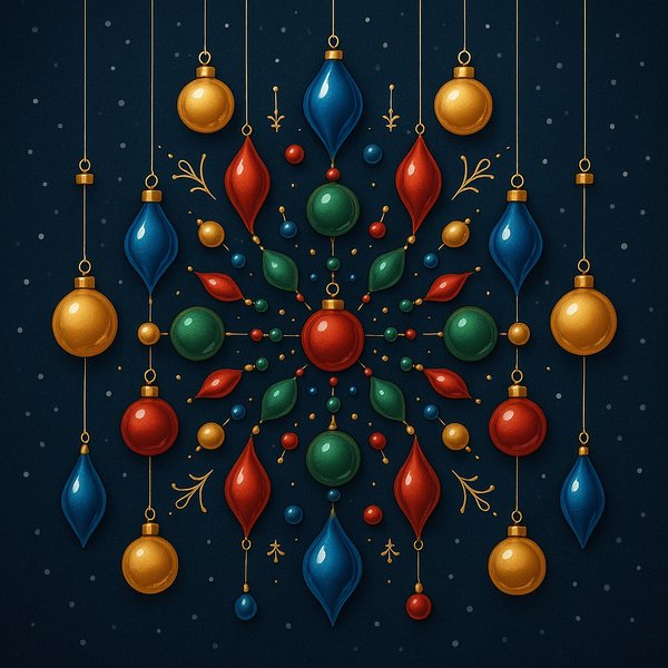 Festive Ornament Mandala