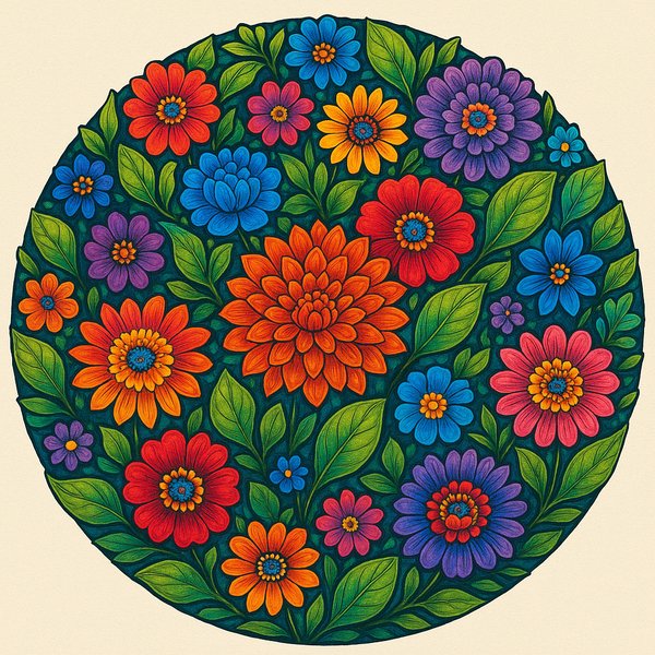 Garden Mandala in Bloom