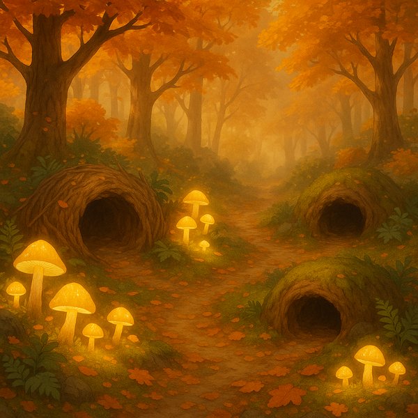 Glowing Grove: Autumn Trail