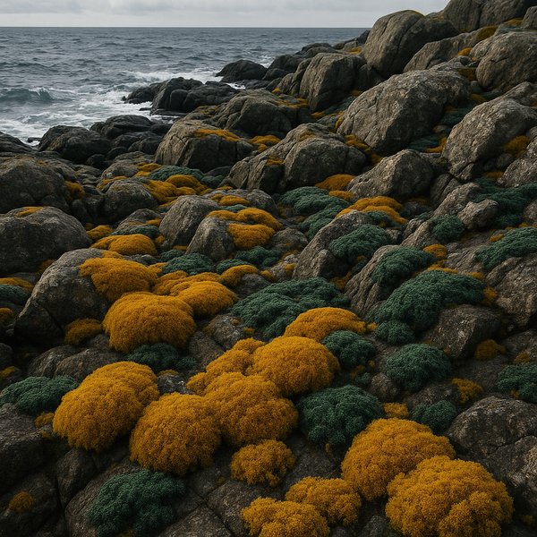 Golden Cushions on a Northern Shore