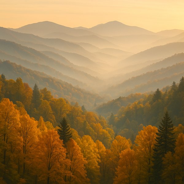 Golden Morning in the Smokies