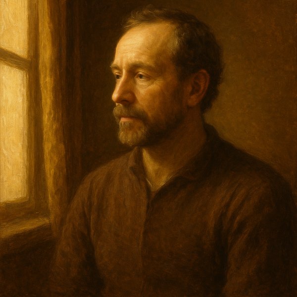 Golden Quiet: Study at the Window