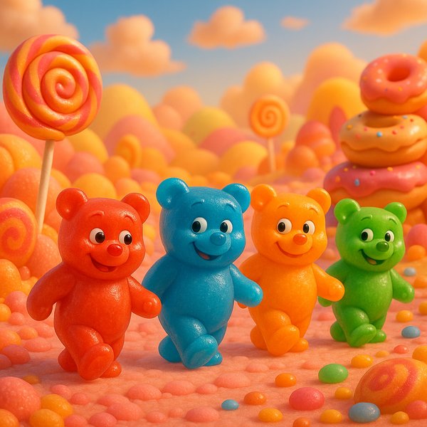 Gummy Bear Parade in Candyland