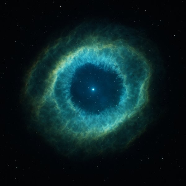 Helix Nebula (Eye of God) — Detailed Scientific Visualization