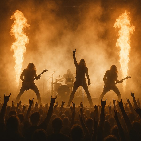 Inferno Finale: Metal Concert in Flames