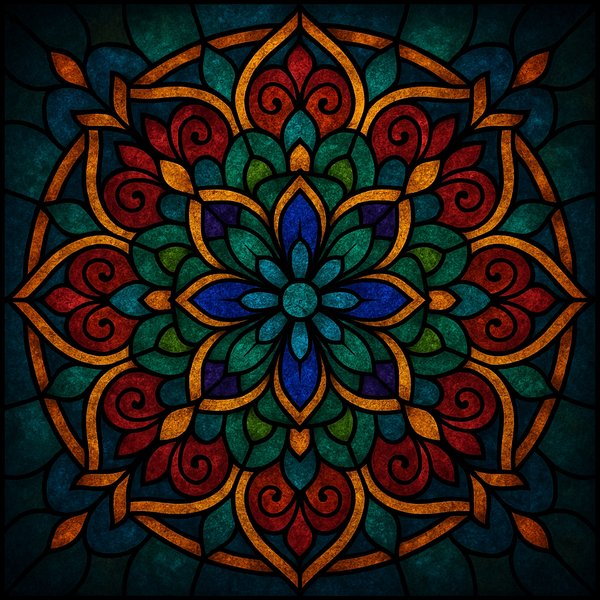 Jewel-Glass Mandala