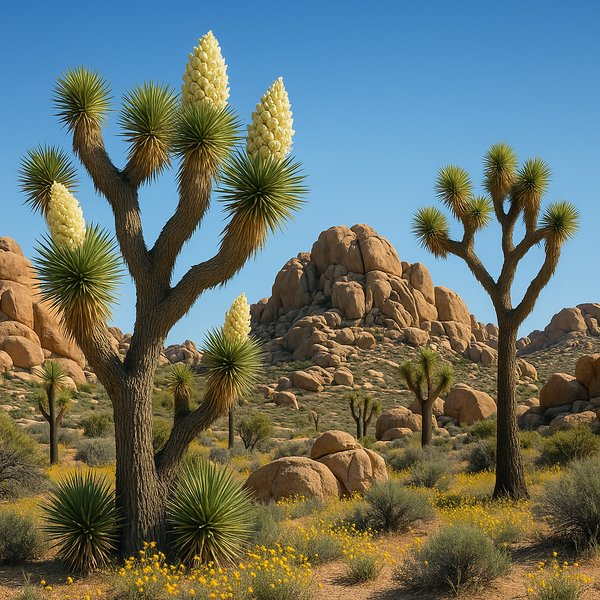 Joshua Trees in Bloom — Spring at Joshua Tree National Park