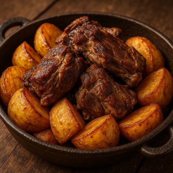 Kazan Kebab with Crispy Potatoes