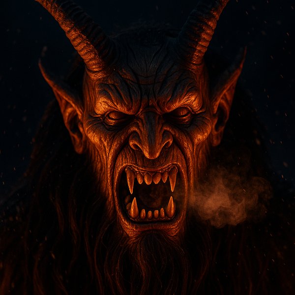 Krampus in the Firelight