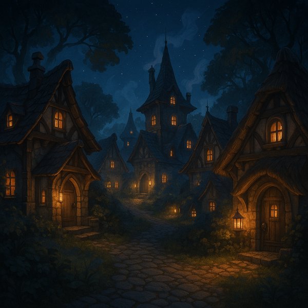 Lanternlit Hollow: A Midnight Village