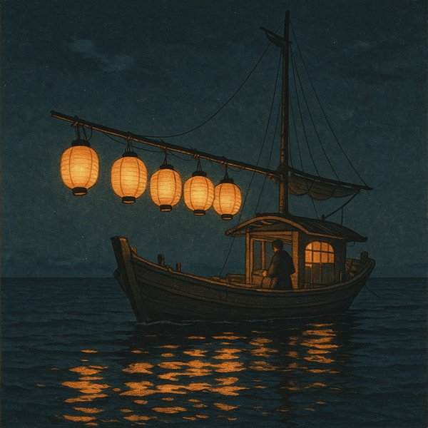 Lanterns on the Night Sea