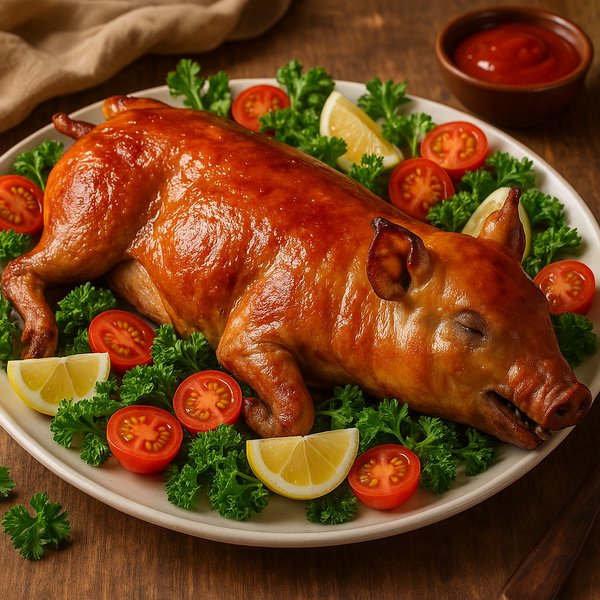 Leitão Assado with Crispy Golden Skin