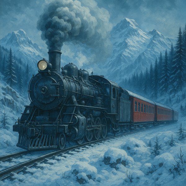 Midnight Express Through the Alpine White