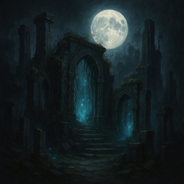 Moonlit Ruins of the Luminous Gate