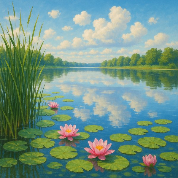 Morning Lily Stillness