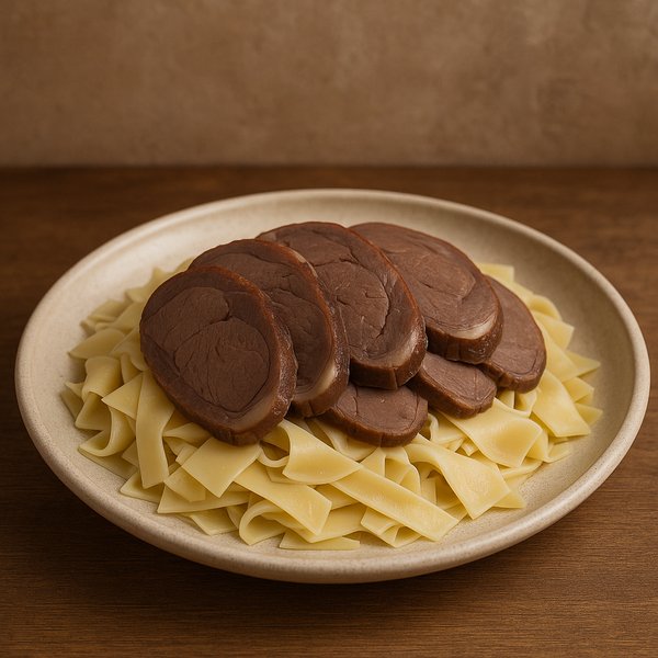 Naryn: Sliced Horse Meat over Hand-Cut Noodles