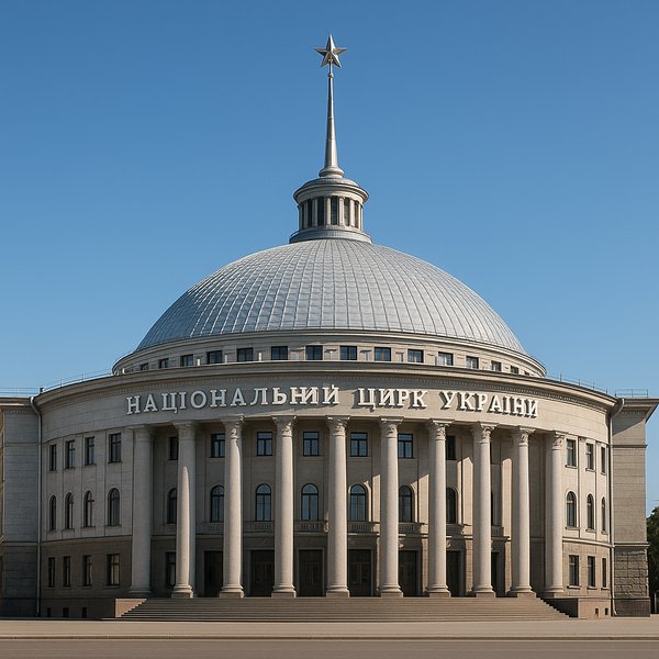 National Circus of Ukraine, Kyiv — Dome and Colonnade