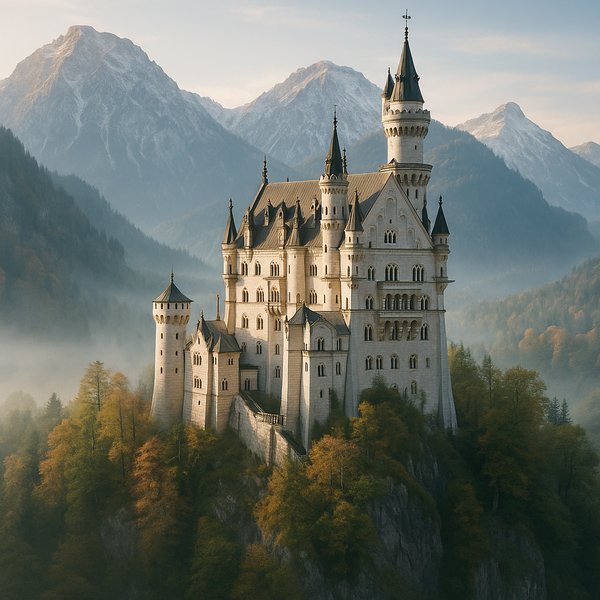 Neuschwanstein Castle at Dawn