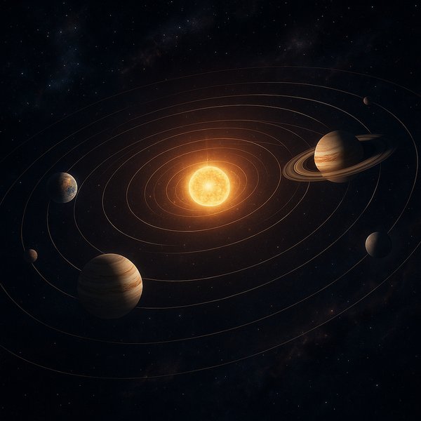 Orbital Ballet: An Epic Fictional Solar System