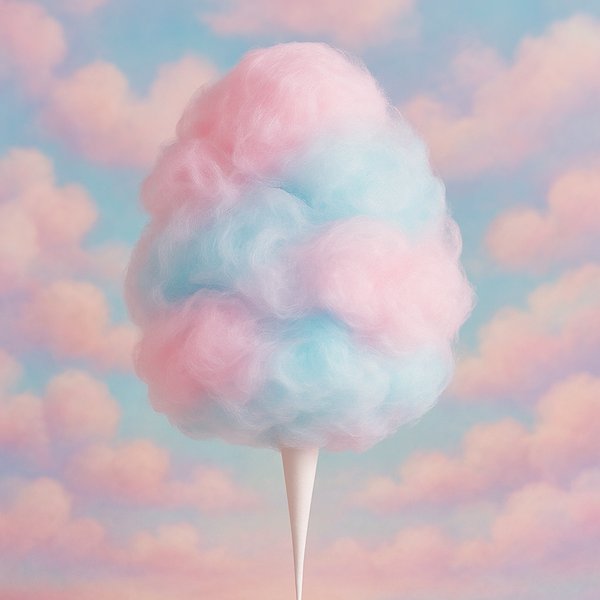 Pastel Cotton Candy Cloud