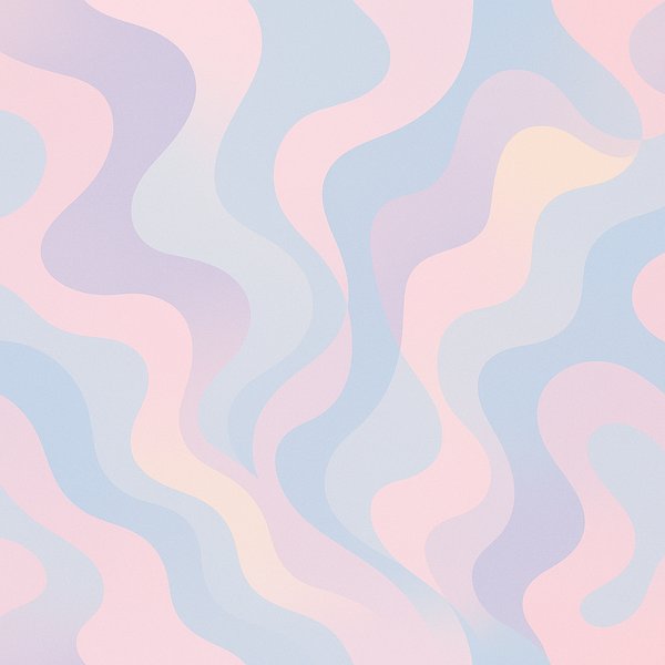 Pastel Flow — Seamless Abstract Wave Pattern