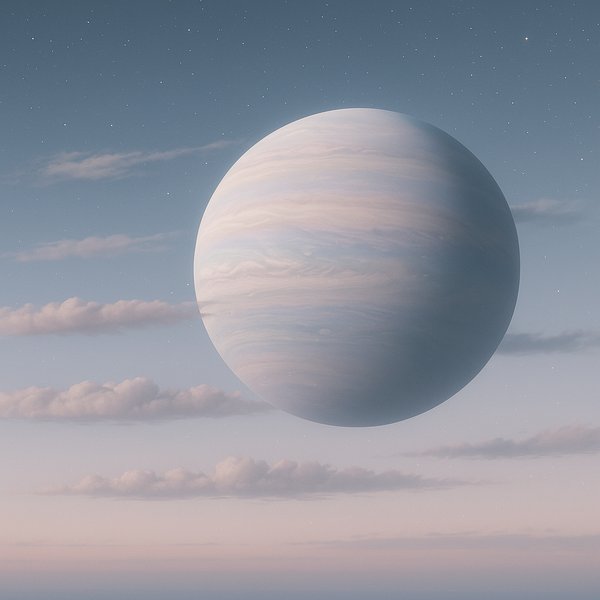 Pastel Gas Giant at Twilight