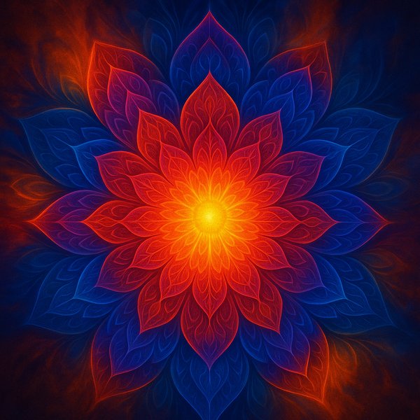 Radiant Floral Mandala