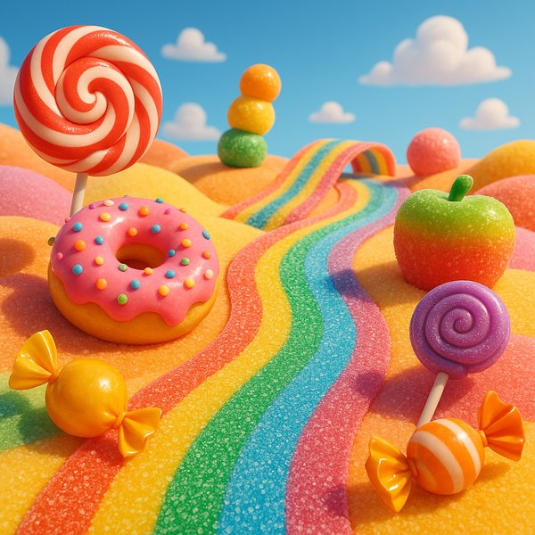 Rainbow Sugar Road