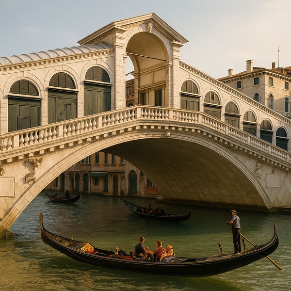 Rialto Bridge at Golden Hour