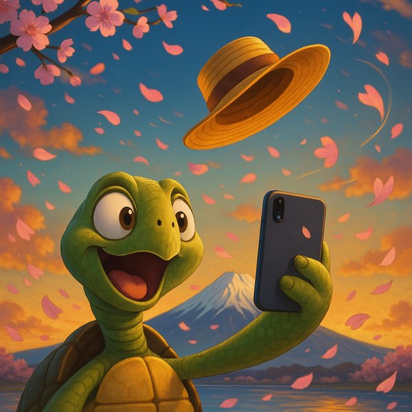 Selfie Breeze at Mount Fuji