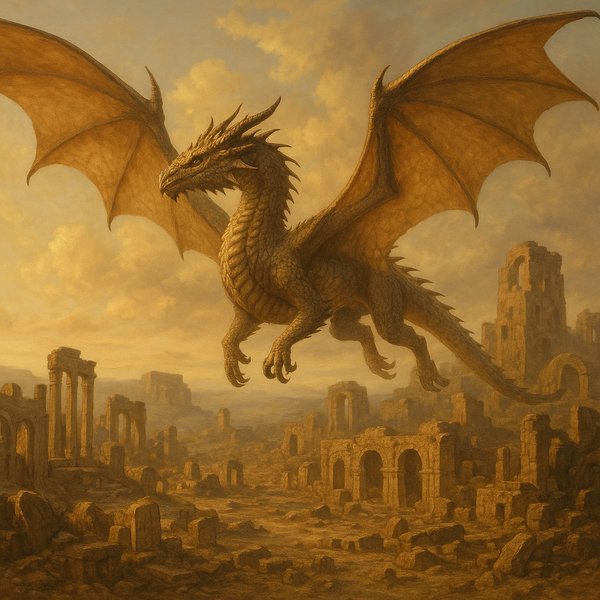 Sentinel Over the Sunlit Ruins