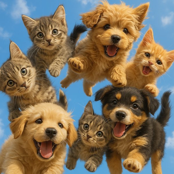 Skyward Play: Circle of Kittens and Puppies
