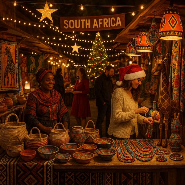 South African Festive Market — Warm Holiday Crafts & Textiles