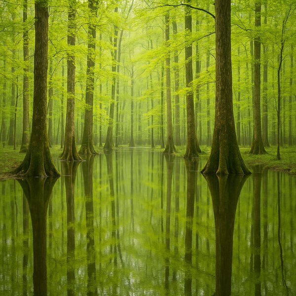 Spring Floodplain Reflections — Congaree