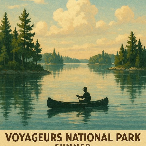 Summer Canoe at Voyageurs