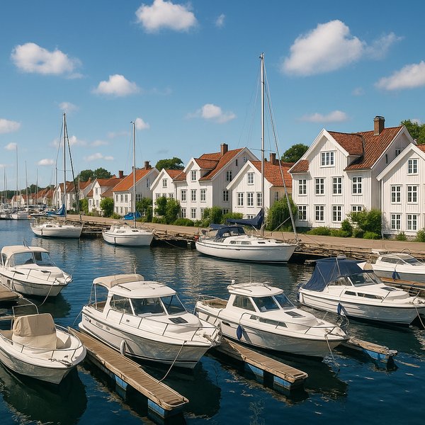 Summer Marina in Kristiansand