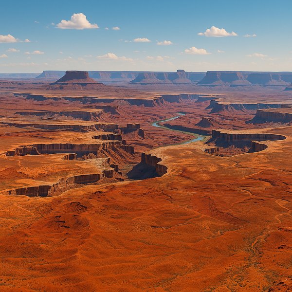 Summer Mesa Overlook — Canyonlands Panorama